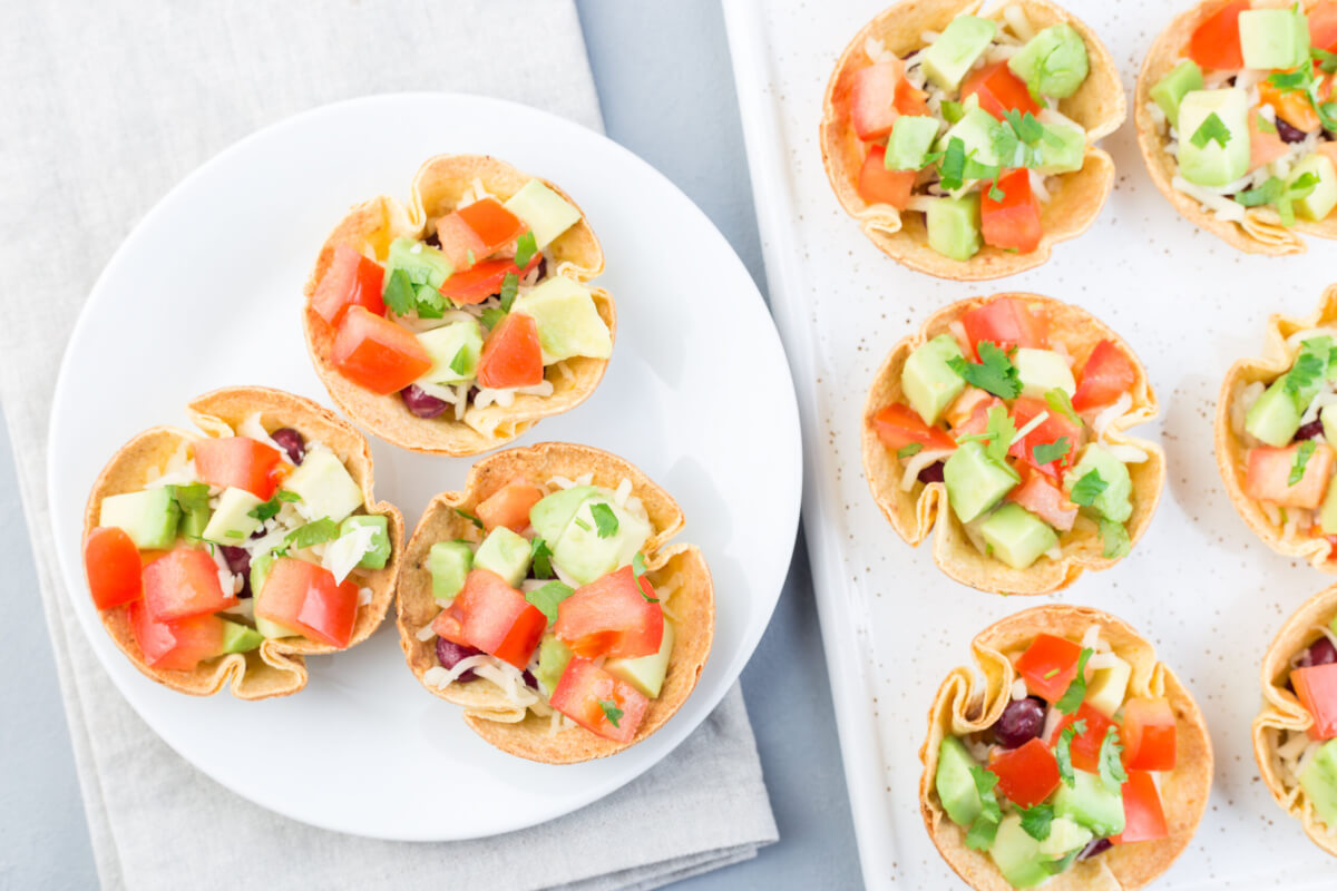 muffin tin mini tacos