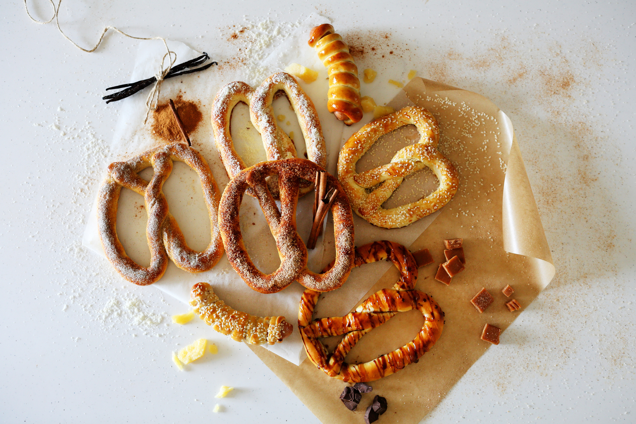 cinnamon sugar pretzels