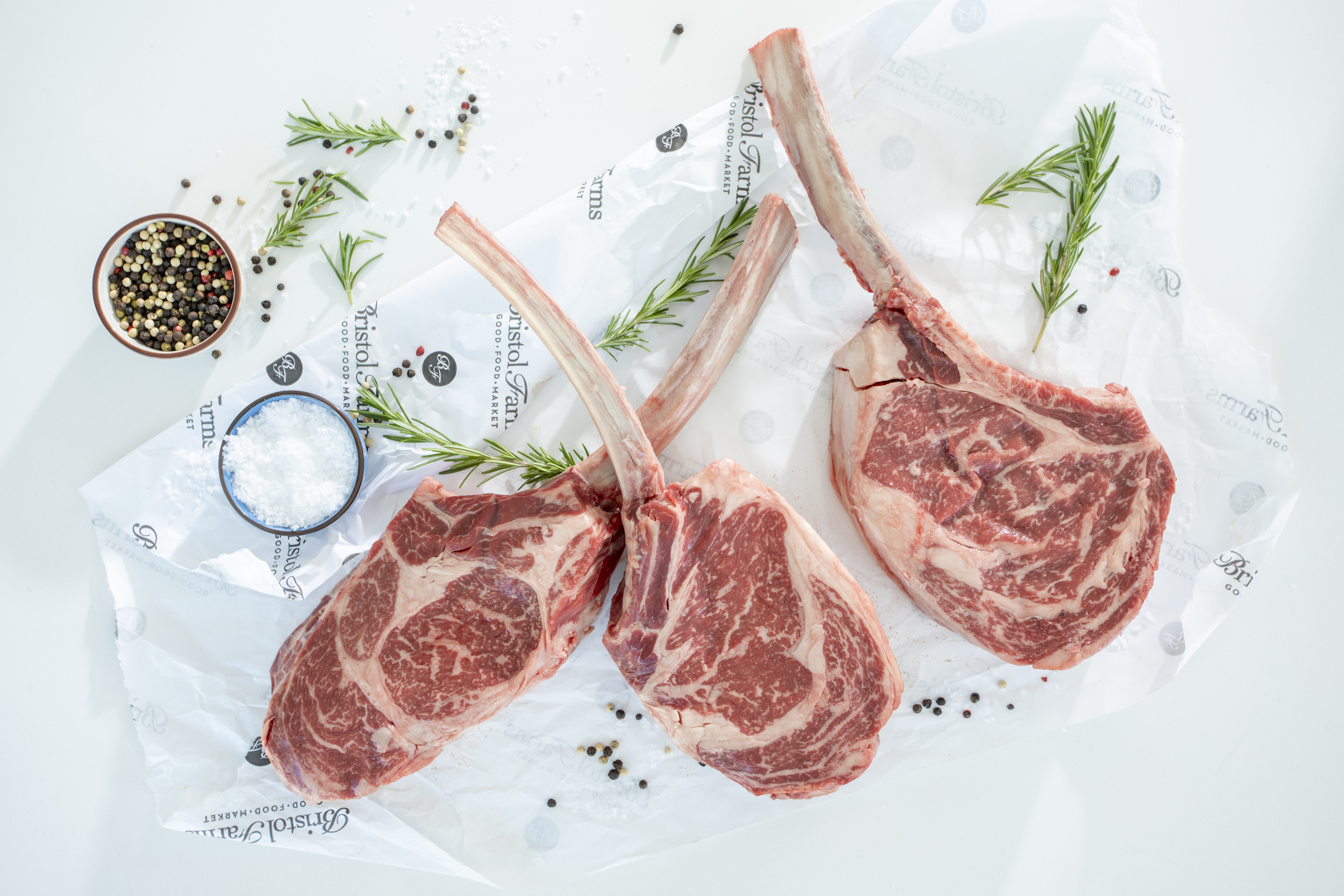 grilled reverse seared tomahawk steak