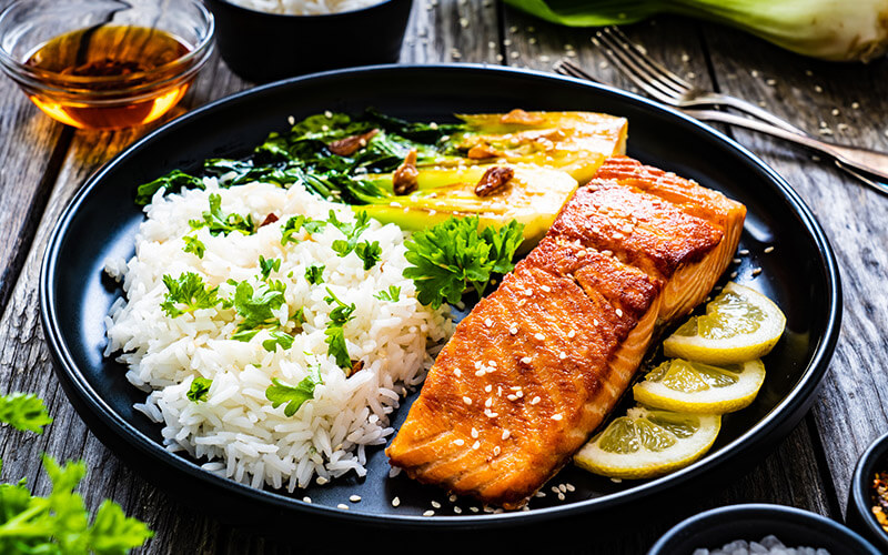 sweet and savory salmon
