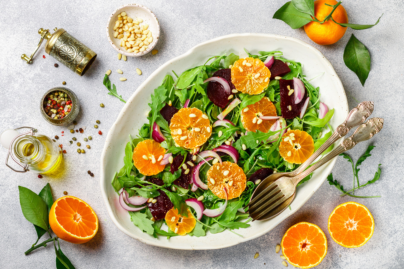 roasted beet and citrus salad