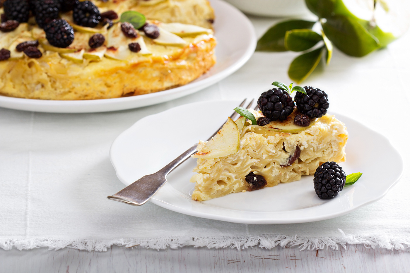 sweet noodle kugel