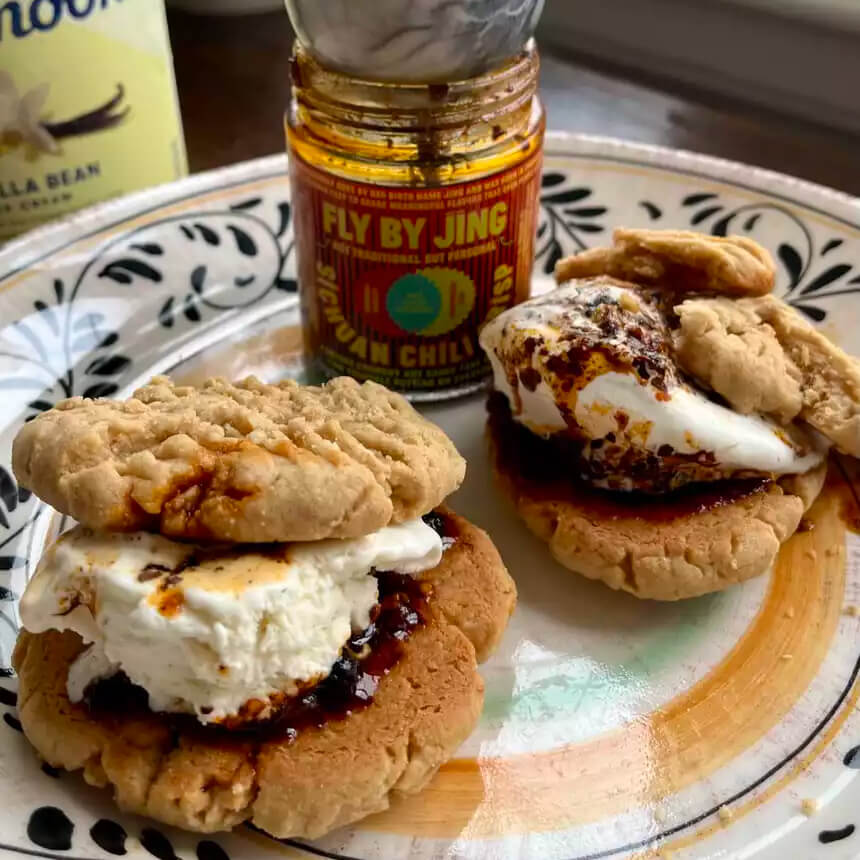 jing gao's spicy ice cream sandwich