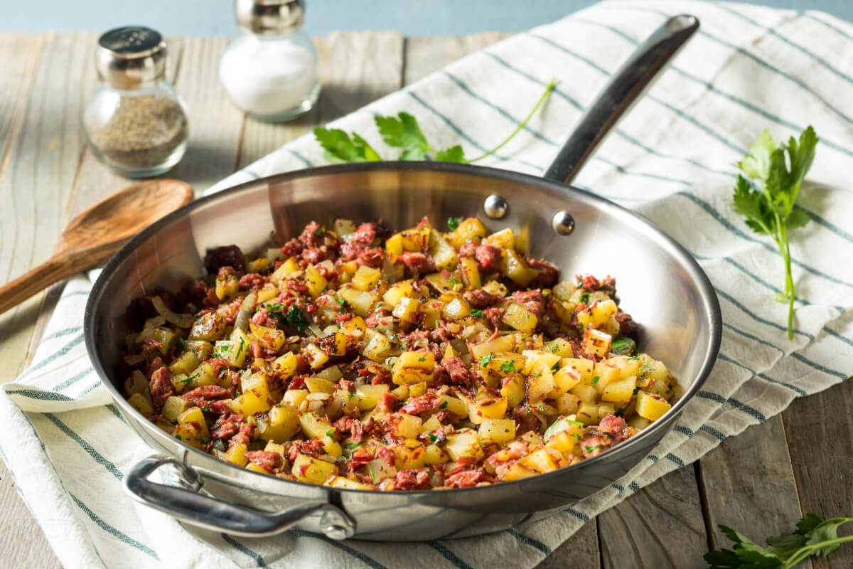 corned beef omelet