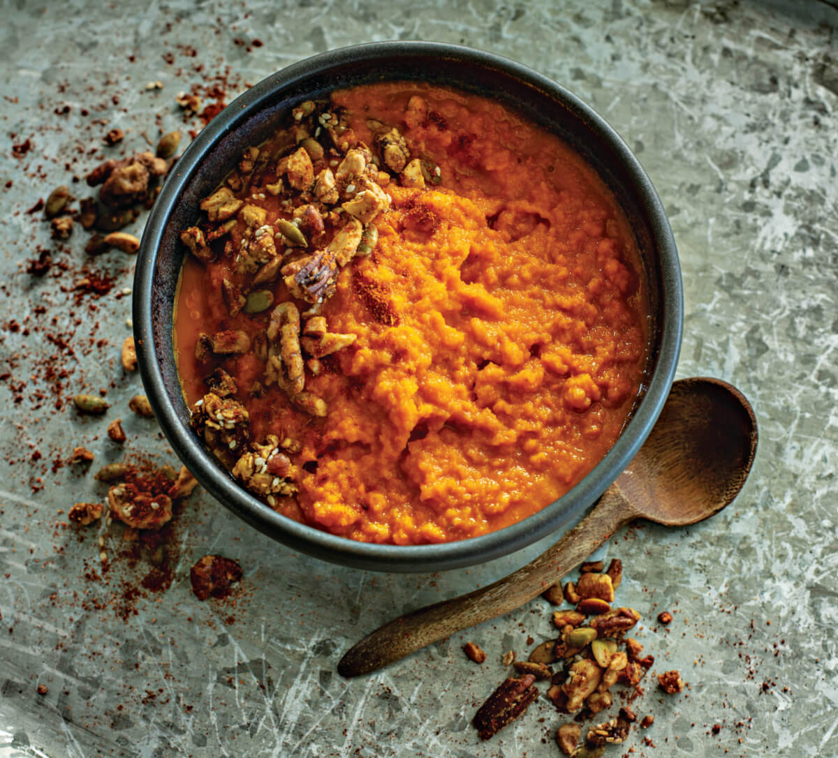 roasted carrot onion soup