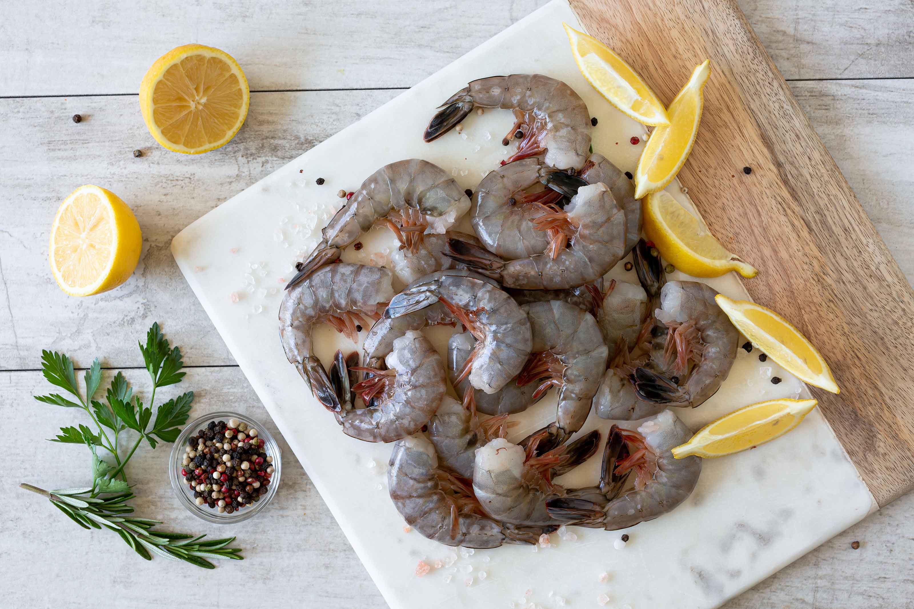 Wild-Caught Shell-On Colossal Shrimp