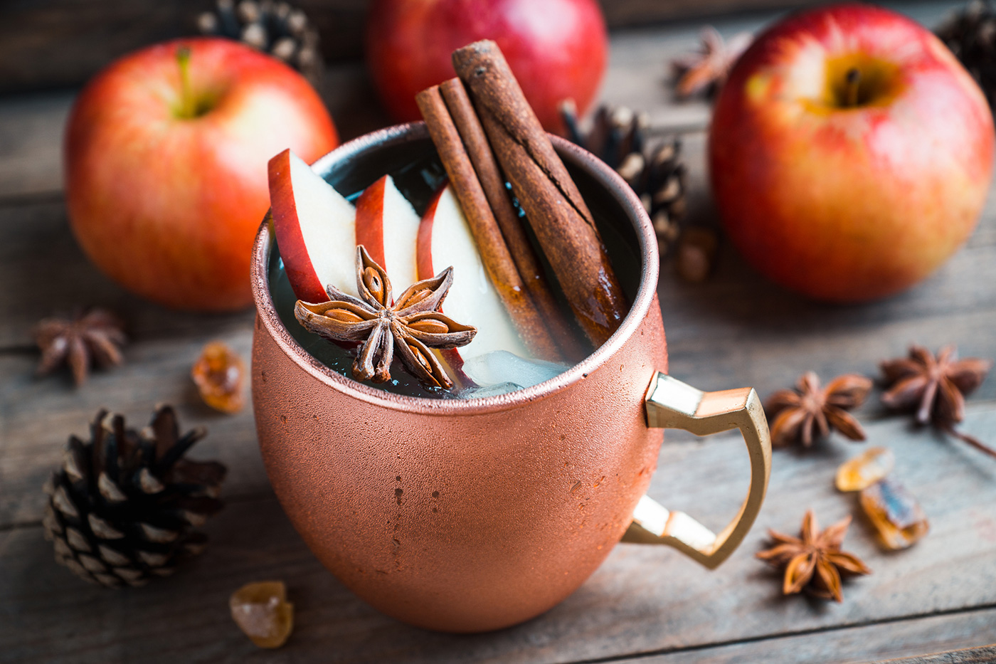 bourbon cider mule