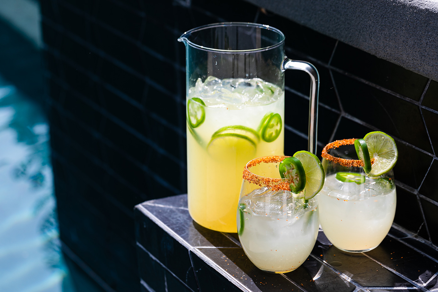 jalapeño margarita pitcher