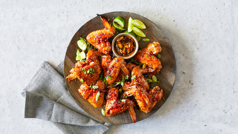 sesame chicken wings