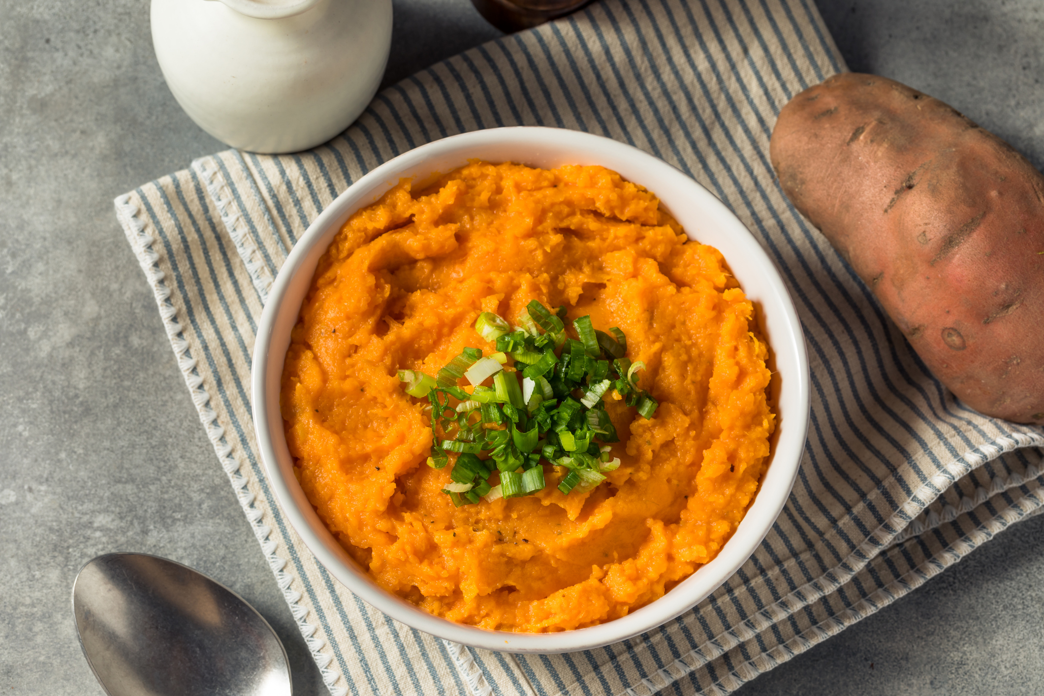 spiced mashed sweet potatoes