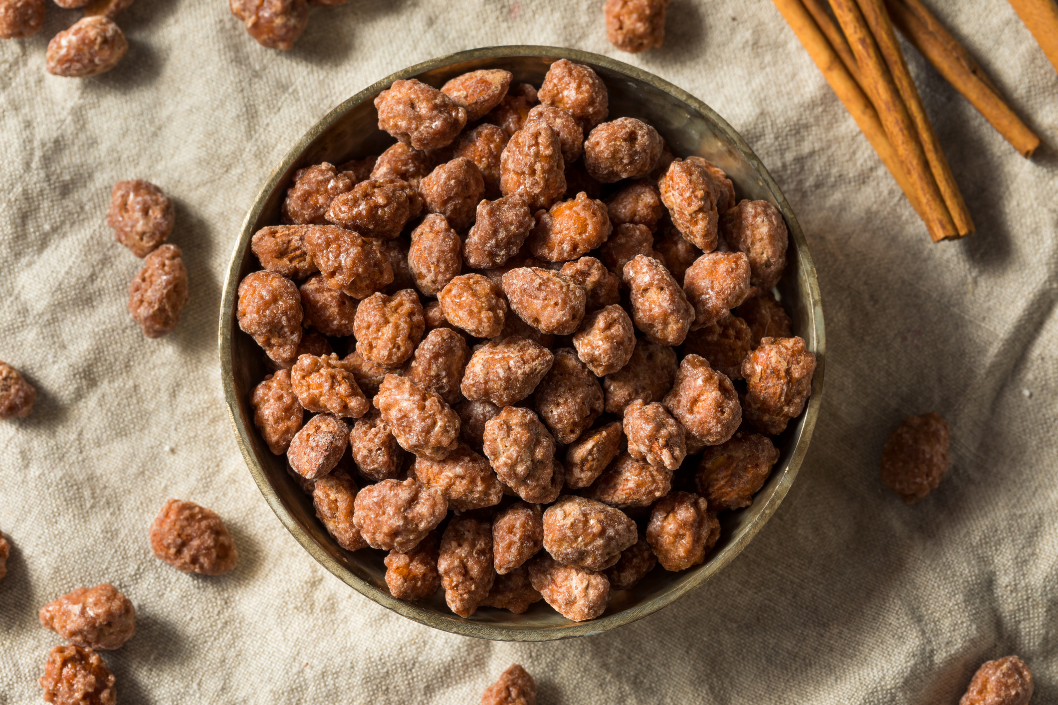 cinnamon sugar almonds