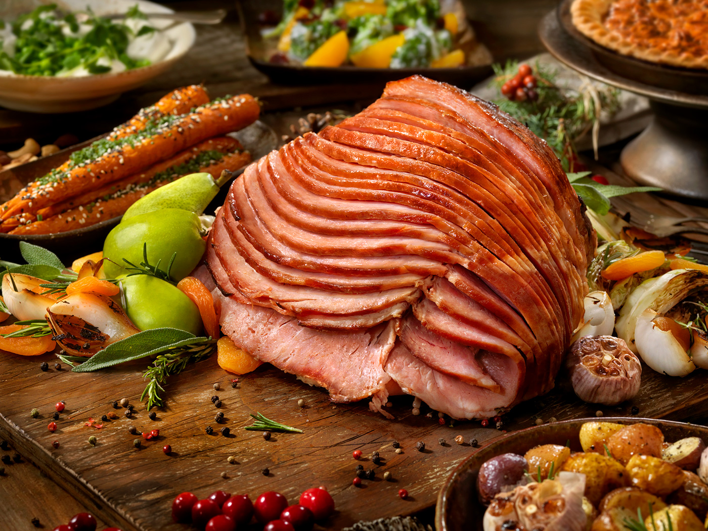 root beer glazed ham