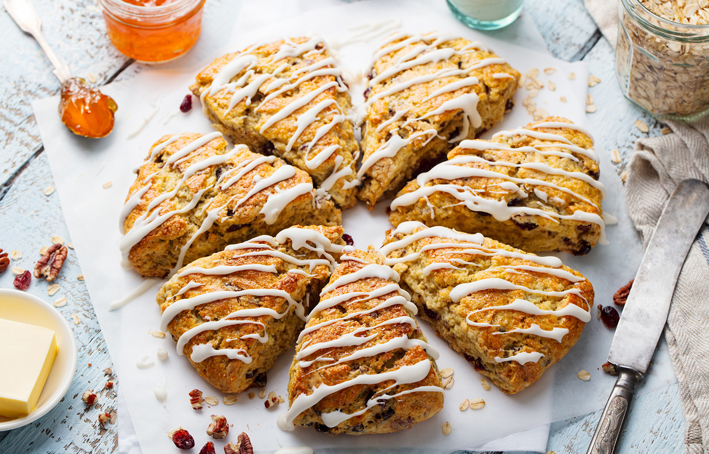 cranberry orange scones