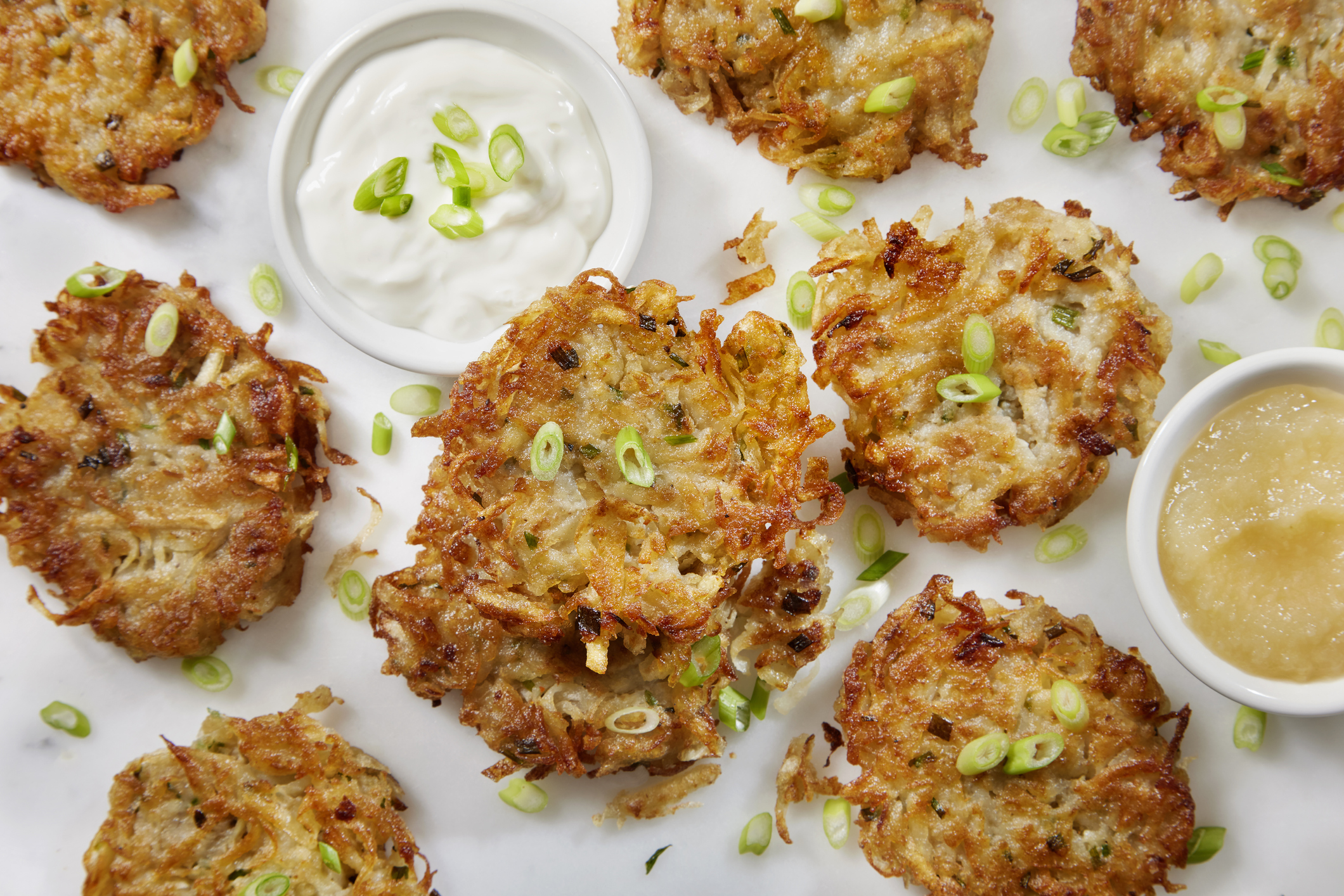 traditional latkes
